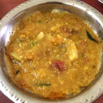 Spicy idli sambar
