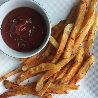 Spicy oven baked french fries