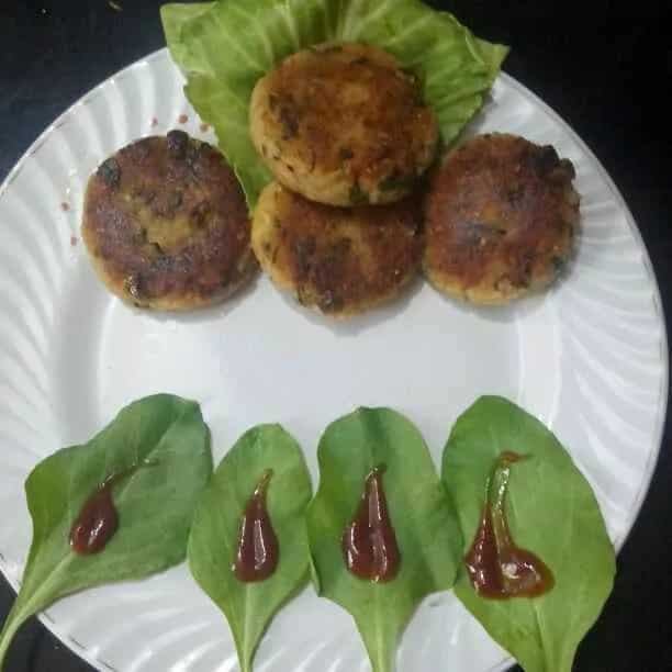 Spinach cabbage kabab
