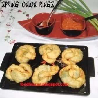 Spring onion rings/knots