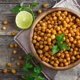 Sweet 'n' sour baked chole (chick peas)