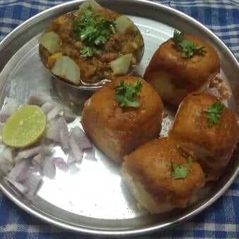 Sweet potato pav bhaji
