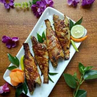 Tava Fried Whole Tanduri Fish Kabebs
