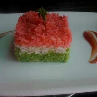 Tricolour rice