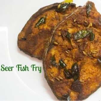 Vanjaram meen varuval/seer fish fry