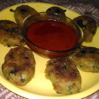 Veg kabab with chilly garlic and honey sauce