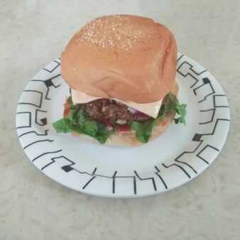 Veg manchurian burger