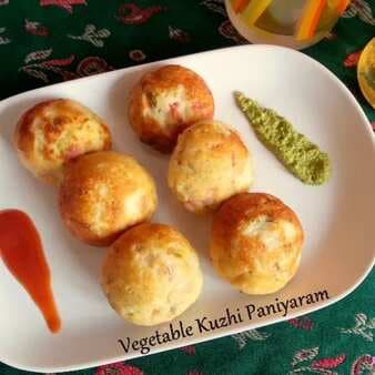Vegetable kuzhi paniyaram