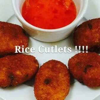 Veggie rice cutlets !!