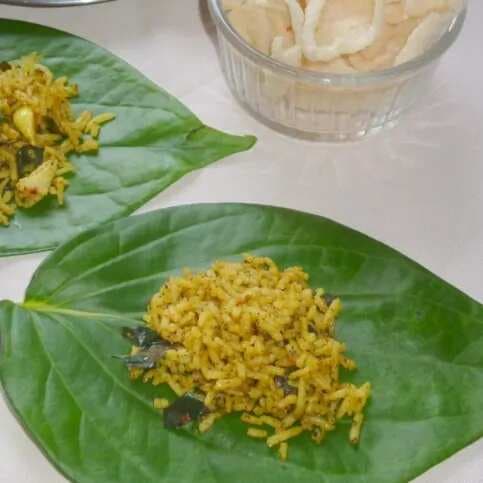 Vetrilai poondu sadham/betel leaf garlic rice