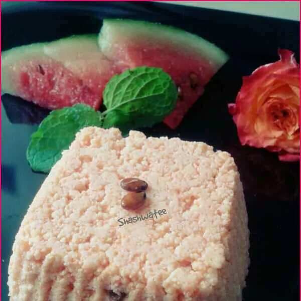 Watermelon sandesh
