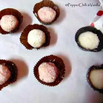 White Chocolate And Coconut Truffles