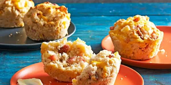 Apple, Cheddar, And Bacon Scuffins
