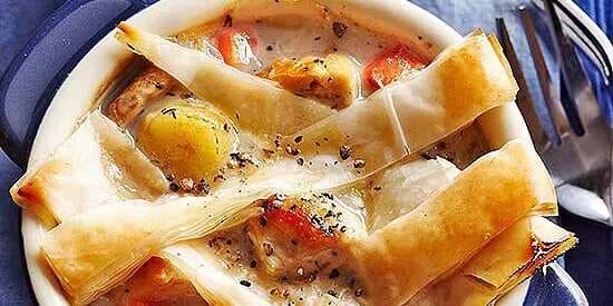 Chicken Pot Pie With Root Vegetables