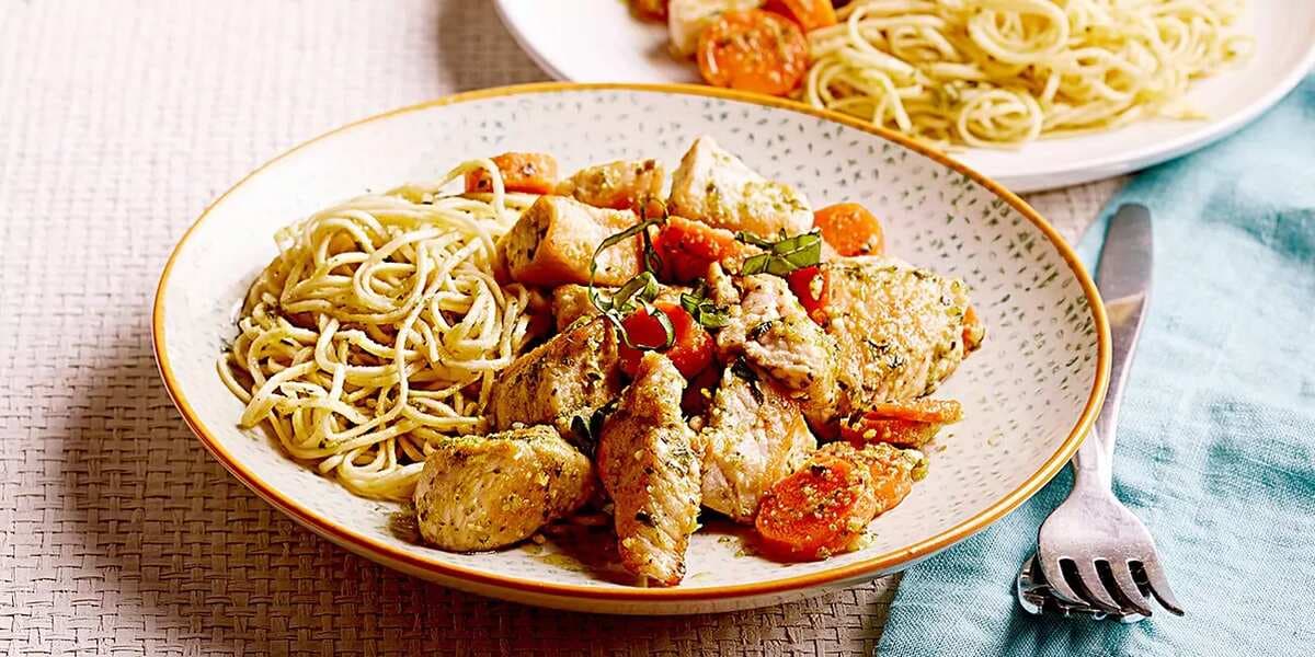 Chicken With Parmesan Noodles