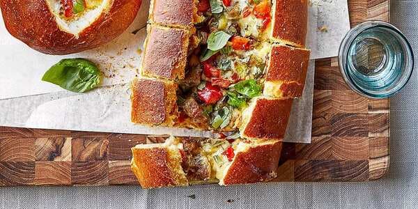 Egg And Sausage Bread Bakes
