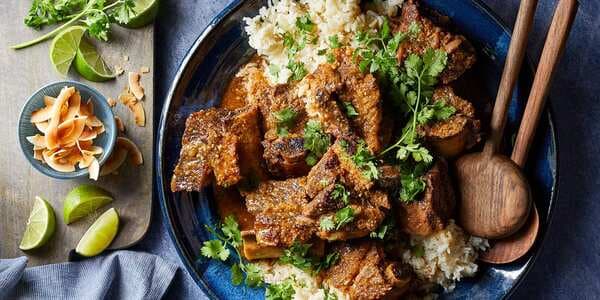 Ginger, Coconut, And Curry Short Ribs