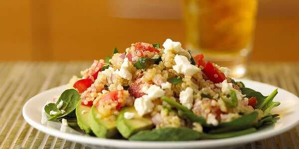 Greek Quinoa And Avocado Salad