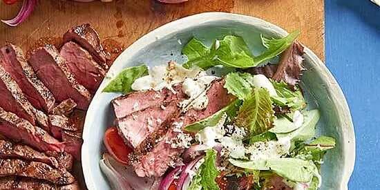 Grilled Steak Salad With Fresh Horseradish Dressing