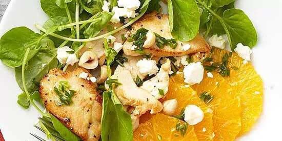 Orange And Watercress Salad With Chicken