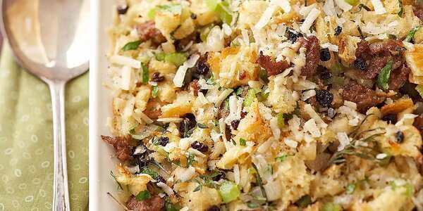 Parmesan Cheese And Italian Sausage Stuffing