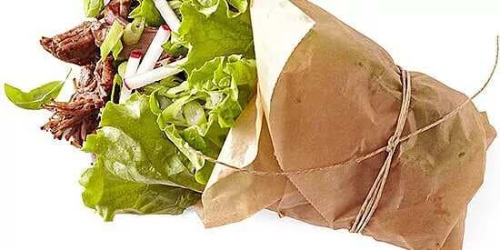 Pho-Flavored Flank Steak Lettuce Wraps