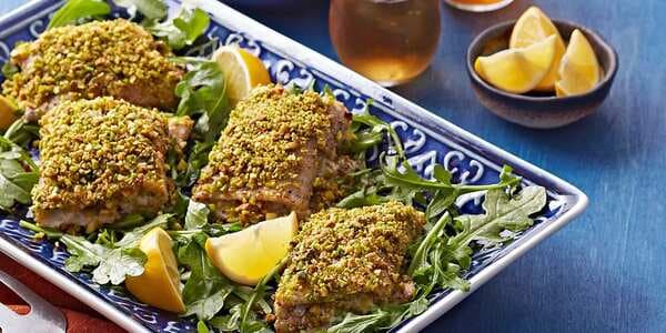 Pistachio-Crusted Baked Trout