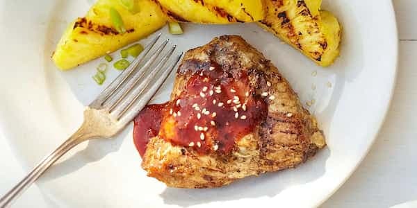 Planked Sesame-Ginger Tuna Steaks