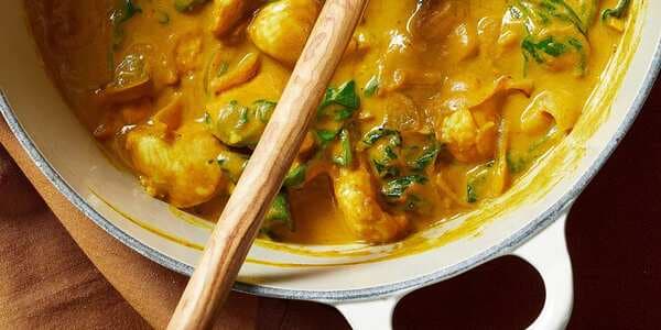 Pumpkin And Chicken Curry With Rice