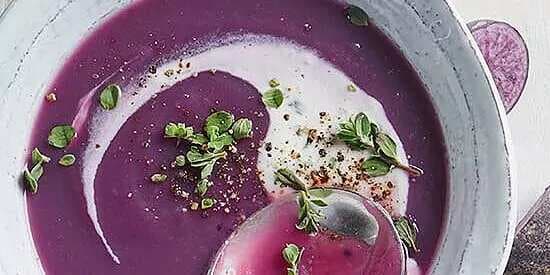 Purple Potato Soup