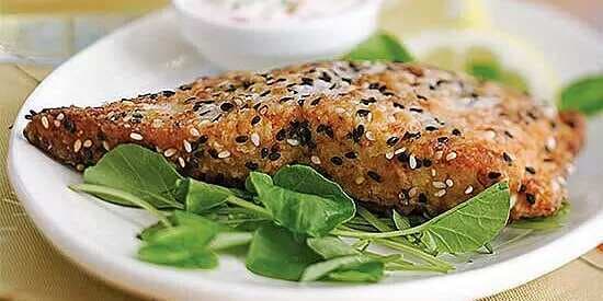 Sesame-Crusted Salmon