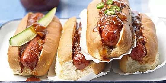 Summertime Hot Dogs With Dr Pepper Barbecue Sauce