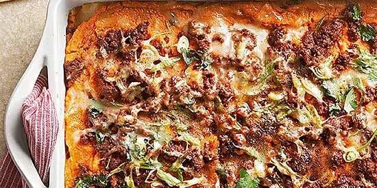 Sweet Potato-Chorizo Lasagna