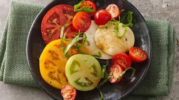 Beautiful Heirloom Tomato Salad
