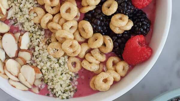 Breakfast Cereal Smoothie Bowl