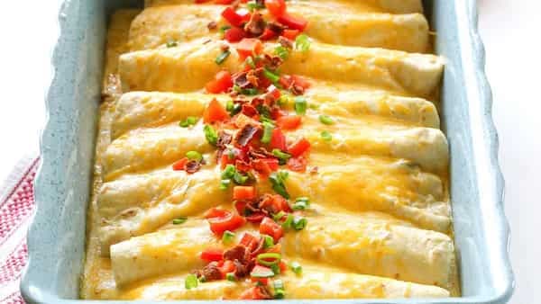 Chorizo Breakfast Enchiladas