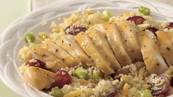 Couscous Salad With Honey-Mustard Chicken