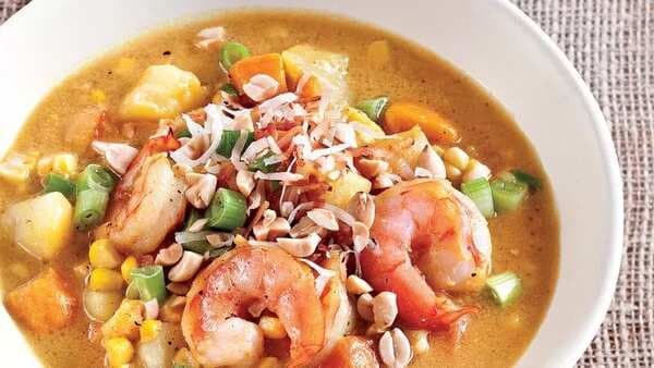Curried Shrimp And Corn Chowder