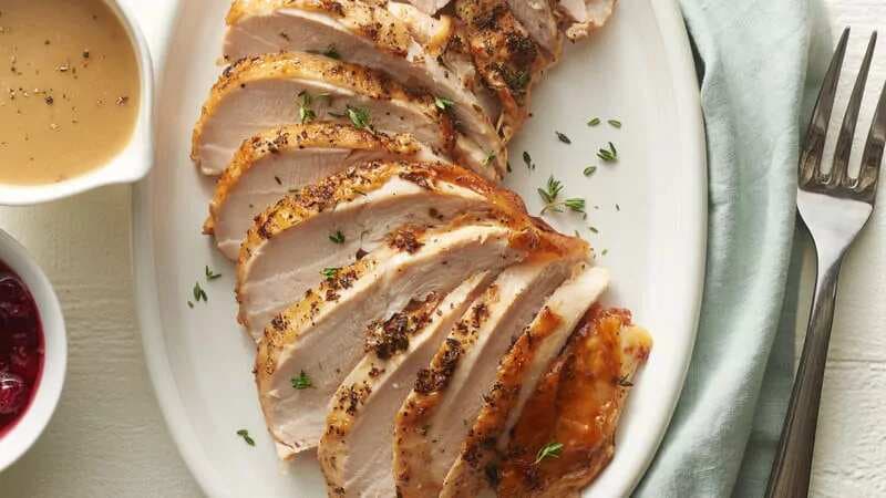 Dry-Brined Turkey Breast With Gravy