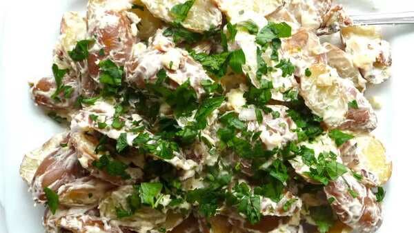 Fingerling Potato Salad With Bacon And Gorgonzola