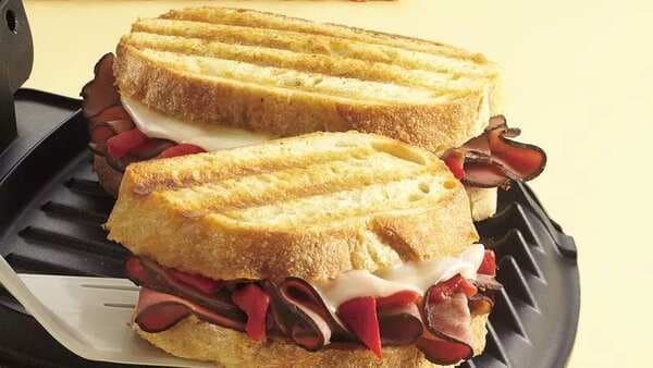 Grilled Beef And Provolone Sandwiches