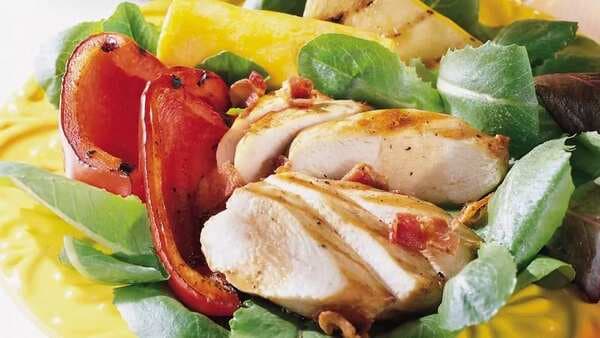Grilled Chicken Salad With Bacon Vinaigrette