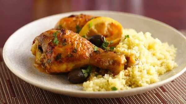 Moroccan Chicken With Olives