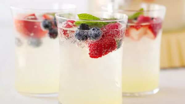 Red And Blue Lemonade Cocktail