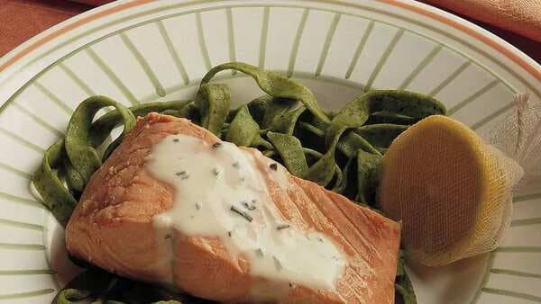 Salmon With Rosemary Sauce