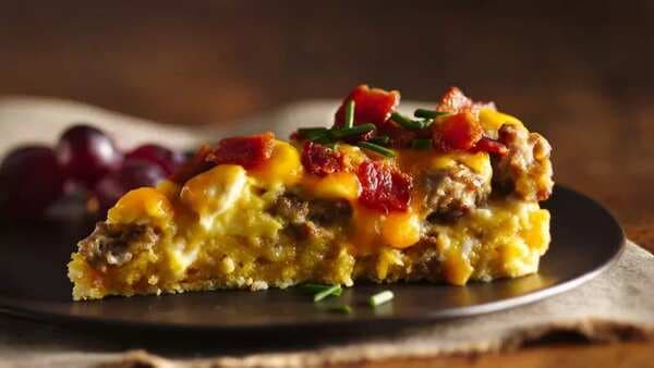 Sausage Bacon And Cheese Breakfast Torte