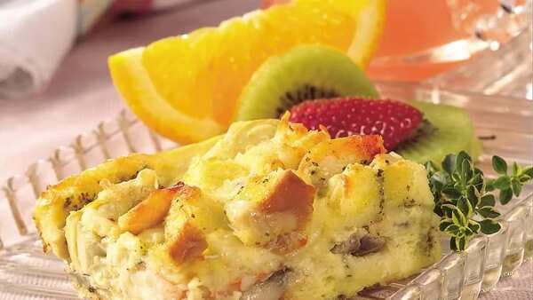 Seafood And Cheese Brunch Bake