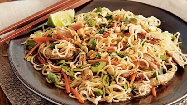 Chinese Pork With Garlic Noodles