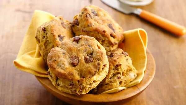 Sweet Potato-Bacon Biscuits