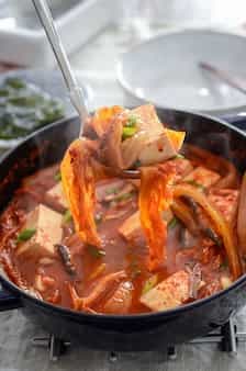 Anchovy Kimchi Stew